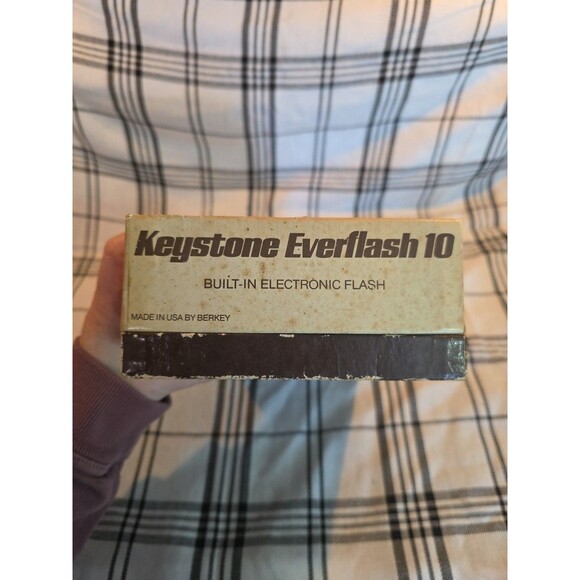 Vintage Keystone Everflash 10 Instant Loading Electronic Flash Camera UNTESTED - Picture 7 of 9